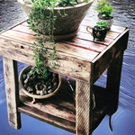 Farmhouse Style Plant Stand