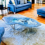 Baltic Blue Epoxy Table