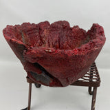 Cement Sculpture RED ROCK BUD